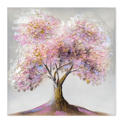 Cuadro arbol Medidas: 60 cm x 3 cm x 60 cm  Material: Pintura Peso neto: 1.040 grs.