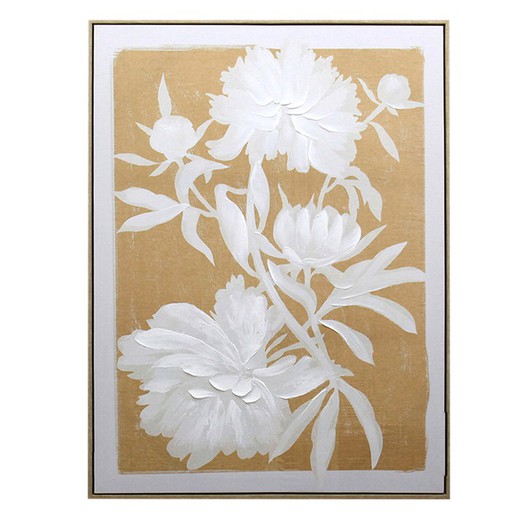 Cuadro flores Medidas: 113 cm x 4 cm x 85 cm  Material: Pintura Peso neto: 3.090 grs.