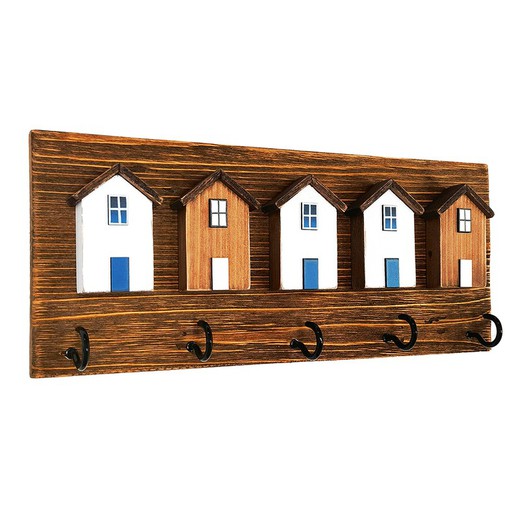 Percha casas 5 pomos 17 cm x 5 cm x 40 cm 30133 Signes Grimalt