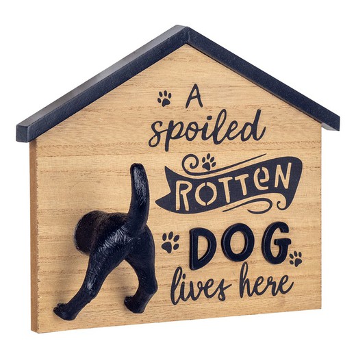 Percha pared casa perro 18 cm x 7 cm x 22 cm 29884 Signes Grimalt