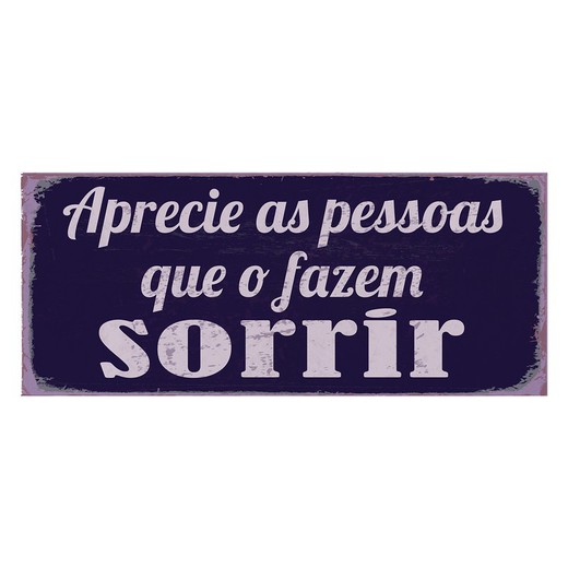 Placa pared portugues Medidas: 13 cm x 0,1 cm x 30,5 cm  Material: Metal Peso neto: 130 grs.