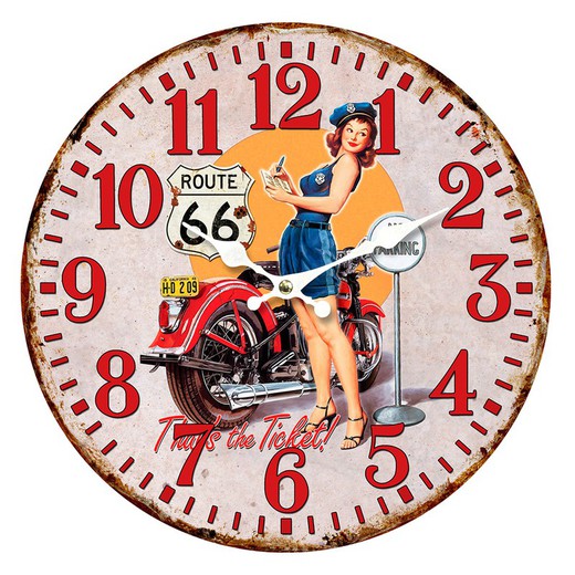 Reloj 34 cm Medidas: 34 cm x 4 cm x 34 cm  Material: MDF Peso neto: 360 grs.