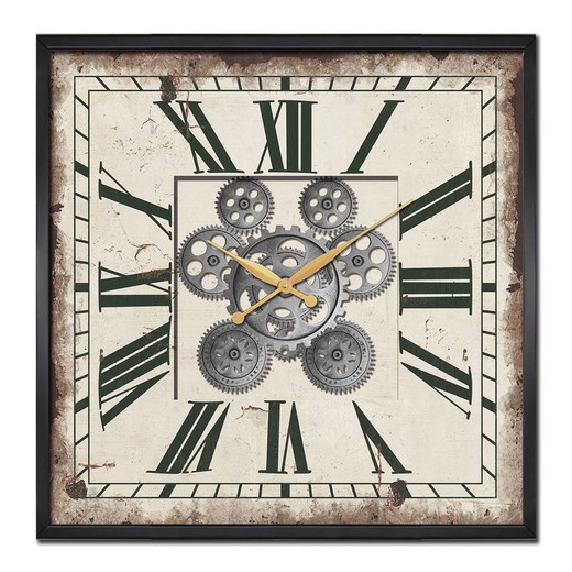 Reloj pared Cuadrado 45 cm x 8 cm x 45 cm Signes Grimalt