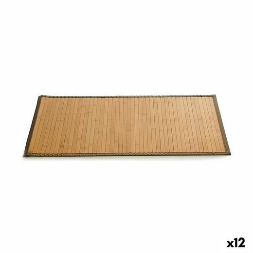 Alfombra Bambú 80 x 1 x 50 cm (12 Unidades)