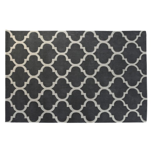 Alfombra DKD Home Decor 160 x 230 x 2 cm Gris Poliéster Étnico