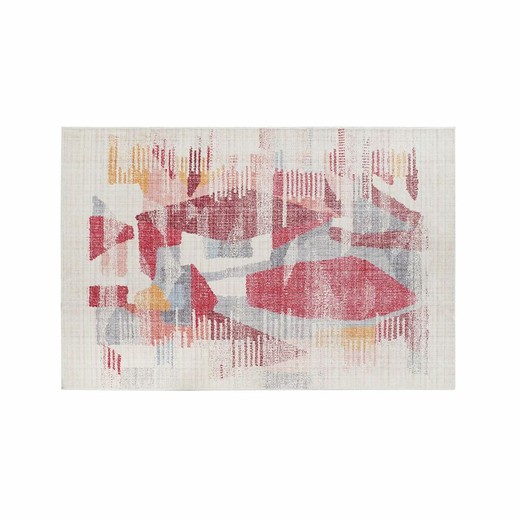 Alfombra DKD Home Decor Abstracto Multicolor (122 x 180 x 0,7 cm)