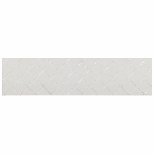 Alfombra DKD Home Decor Blanco Rombos Moderno (60 x 240 x 2,2 cm)