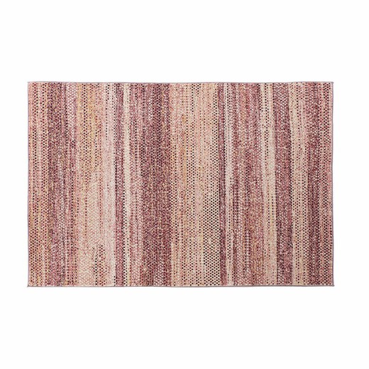 Alfombra DKD Home Decor Rosa Poliéster (120 x 180 x 0.7 cm)