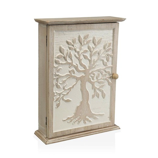 Armario de llaves Versa Árbol Madera MDF 1,5 x 32 x 26,8 cm