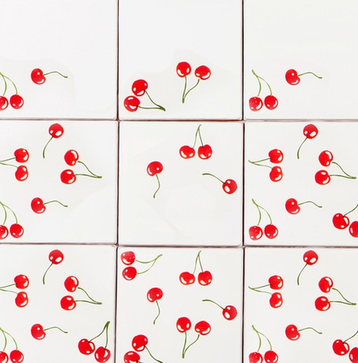 Azulejo decorado Cherry 15x15cm 44pzas 1,00m2