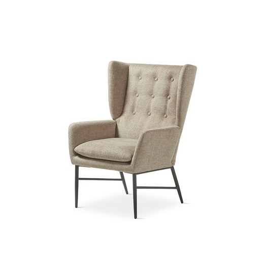 Sillón orejero Sl-706 topo Dugar Home