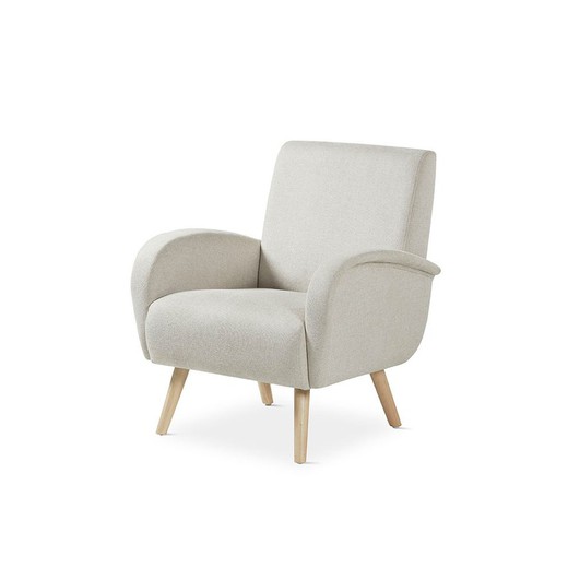 Sillón reposabrazos blanco Sl-709 Dugar Home