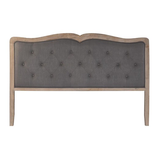 Cabecero de Cama DKD Home Decor Gris oscuro Madera de caucho 160 x 10 x 120 cm