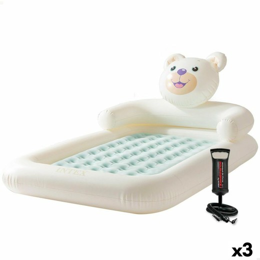 Cama Hinchable Intex Junior Oso 114 x 10 x 178 cm 3 Unidades