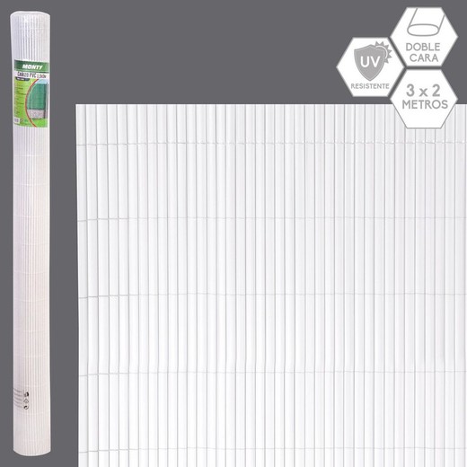 Cañizo Blanco PVC 1 x 300 x 200 cm