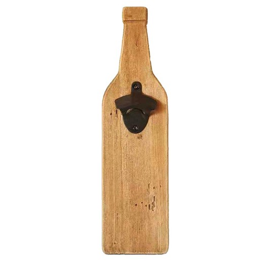 Cocina Abridor botellas Medidas: 40 cm x 4 cm x 11 cm  Material: Madera Peso neto: 220 grs.