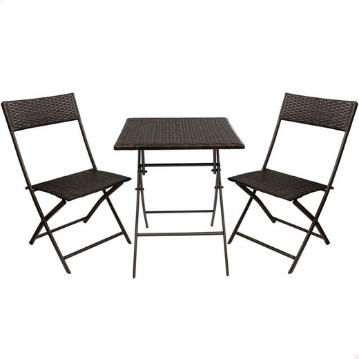 Conjunto de Mesa con 2 Sillas Aktive