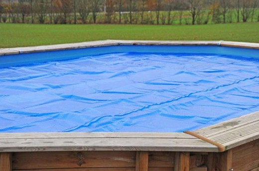 Cubierta isotérmica para piscinas de madera ovaladas