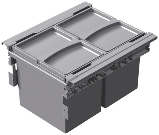 Cubo de basura cocina Concept H298 450 mm