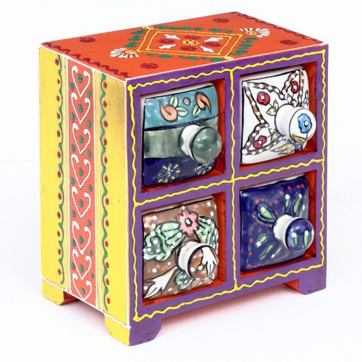 Especiero 4 cajones 16 cm x 11 cm x 16 cm 28370 Signes Grimalt