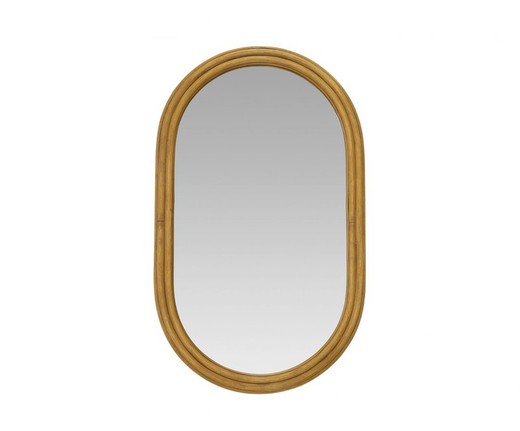 Espejo ovalado Aries 80x170 Plata Schuller — Decosola