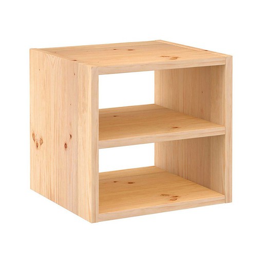 Estantería Astigarraga Dinamic 1 Cubos Modular Natural Pino (36,2 x 33 x 36,2 cm)