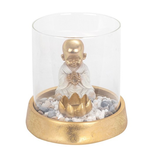 Figura Buda Medidas: 18 cm x 18 cm x 18 cm  Material: Resina Peso neto: 840 grs.