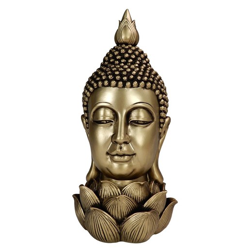 Figura Buda Medidas: 27,5 cm x 13 cm x 13 cm  Material: Resina Peso neto: 900 grs.