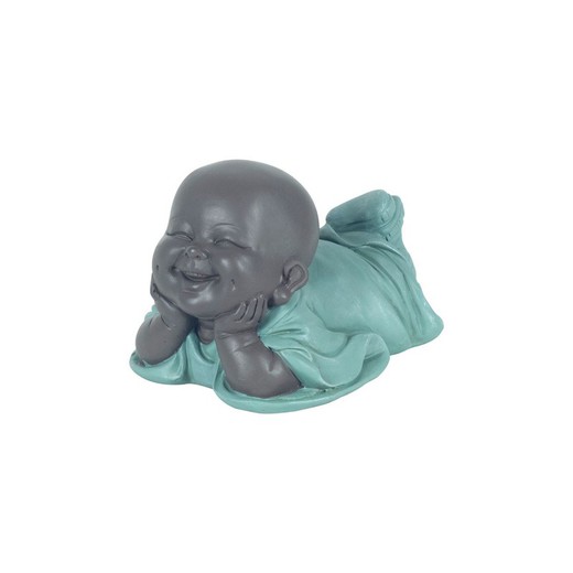 Figura Buda riendo ani�ado Medidas: 9 cm x 10 cm x 14 cm  Material: Resina Peso neto: 290 grs.