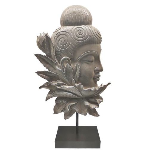 Figura Cabeza buda Medidas: 42 cm x 8 cm x 23 cm  Material: Resina Peso neto: 850 grs.