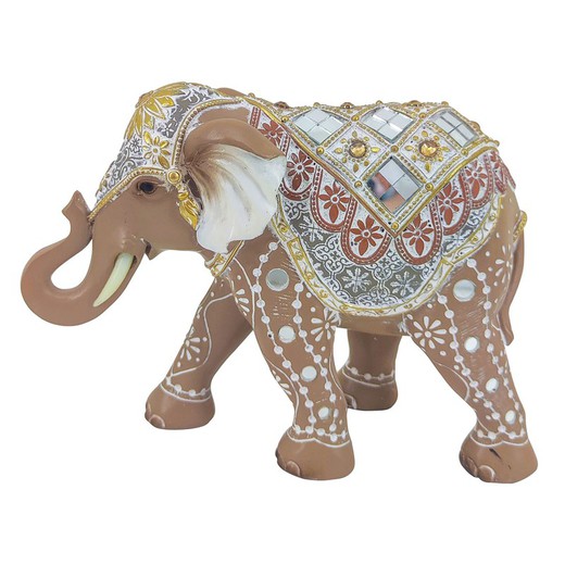 Figura Elefante Medidas: 15 cm x 7 cm x 20 cm  Material: Resina Peso neto: 410 grs.