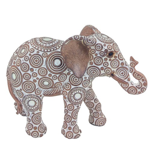 Figura Elefante Medidas: 15 cm x 8 cm x 19 cm  Material: Resina Peso neto: 320 grs.