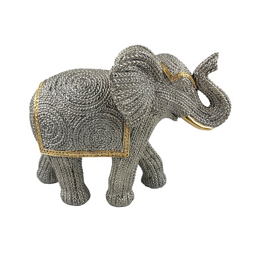 Figura Elefante Medidas: 16 cm x 7,5 cm x 20,5 cm  Material: Resina Peso neto: 465 grs.