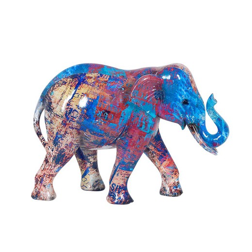 Figura Elefante Medidas: 16 cm x 8 cm x 22 cm  Material: Resina Peso neto: 580 grs.