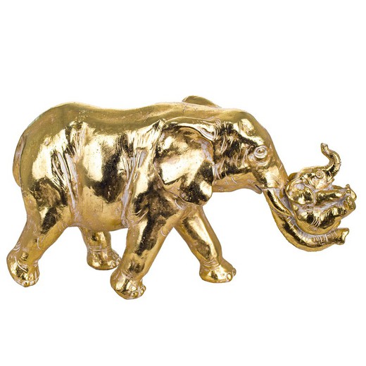 Figura Elefante Medidas: 18 cm x 10 cm x 33 cm  Material: Resina Peso neto: 780 grs.