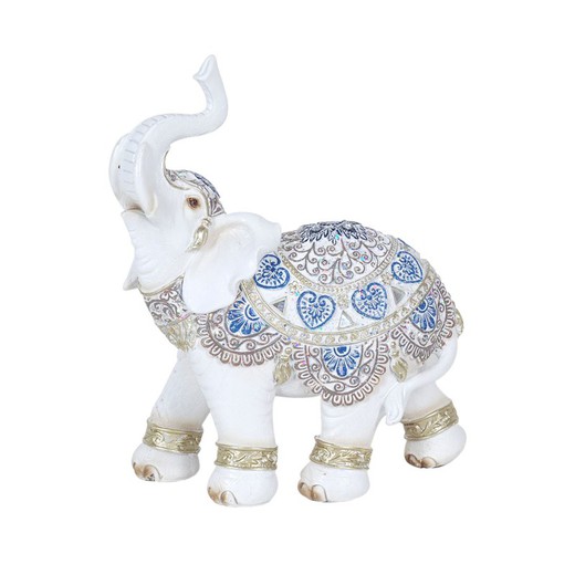 Figura Elefante Medidas: 19 cm x 6,5 cm x 16 cm  Material: Resina Peso neto: 355 grs.