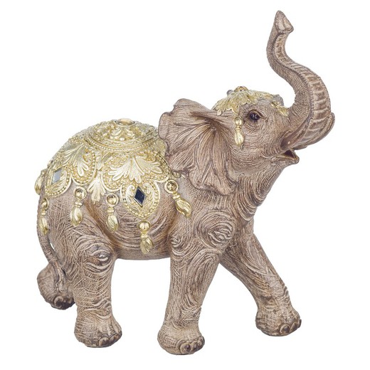 Figura Elefante Medidas: 19 cm x 7,5 cm x 18 cm  Material: Resina Peso neto: 290 grs.