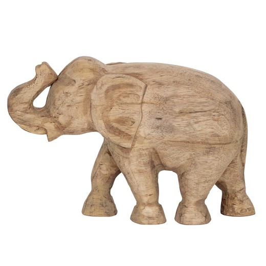 Figura Elefante Medidas: 20,5 cm x 8 cm x 29 cm  Material: Madera Peso neto: 1.580 grs.