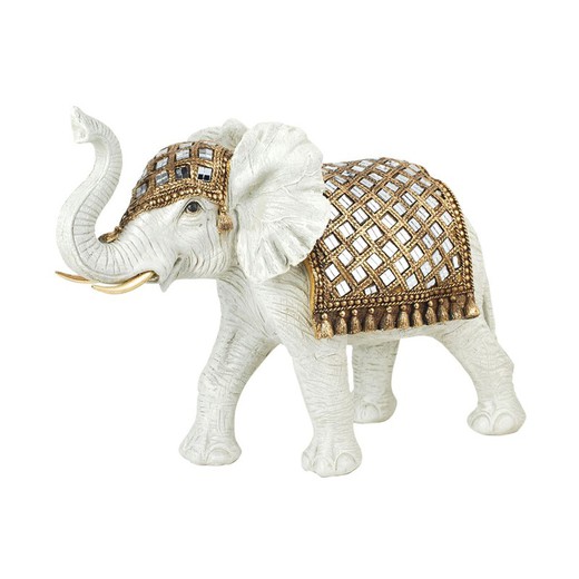 Figura Elefante Medidas: 26,5 cm x 14 cm x 34 cm  Material: Resina Peso neto: 1.535 grs.