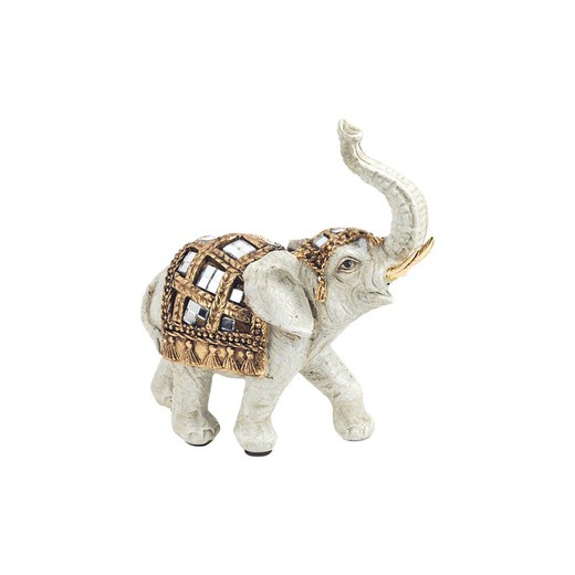 Figura Elefante peq. Medidas: 12 cm x 5 cm x 11 cm  Material: Resina Peso neto: 200 grs.