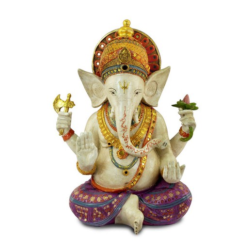 Figura Ganesh Medidas: 38 cm x 21 cm x 29 cm  Material: Resina Peso neto: 2.460 grs.