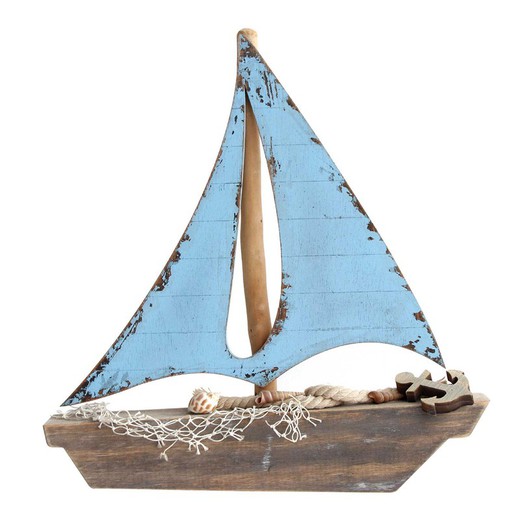 Figura PROMOTION barco Medidas: 31,5 cm x 3,5 cm x 30,5 cm  Material: Madera Peso neto: 285 grs.