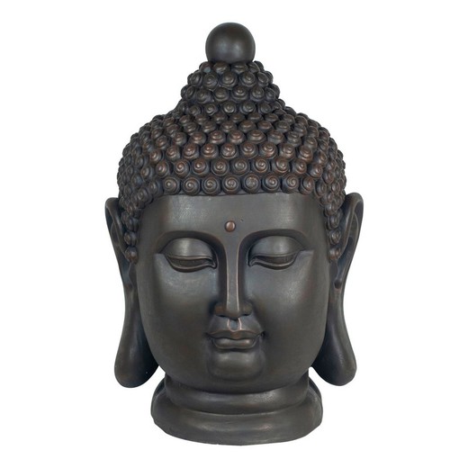 Figura PROMOTION cabeza buda magnesia Medidas: 71 cm x 42 cm x 42 cm  Material: Magnesia Peso neto: 17.000 grs.