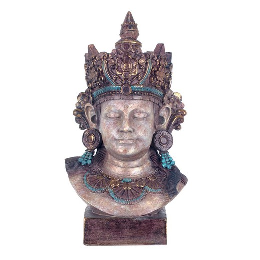 Figura PROMOTION cabeza buda Medidas: 44 cm x 21,5 cm x 24,5 cm  Material: Resina Peso neto: 2.160 grs.