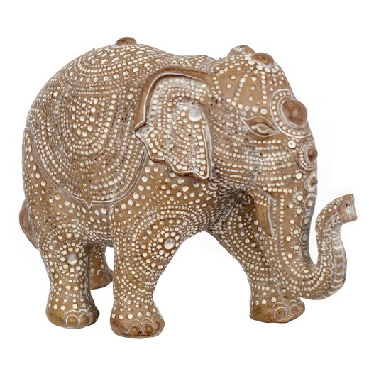 Figura PROMOTION elefante Medidas: 17 cm x 9 cm x 24,5 cm  Material: Resina Peso neto: 500 grs.