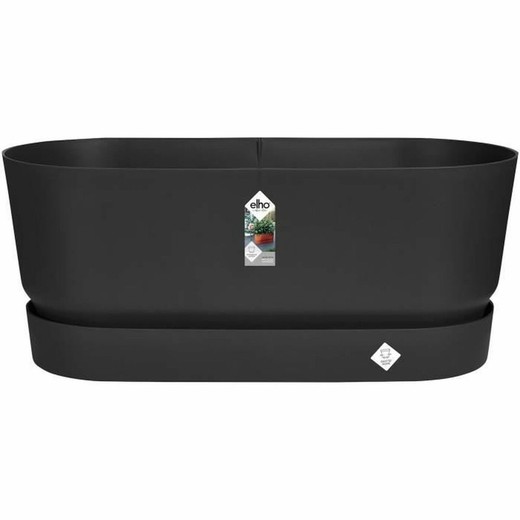 Jardinera Elho   Negro 60 cm Plástico