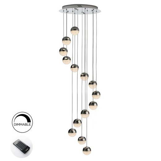 Lampara de techo 14L Led Sphere Cr. 50 Diámetro Schuller