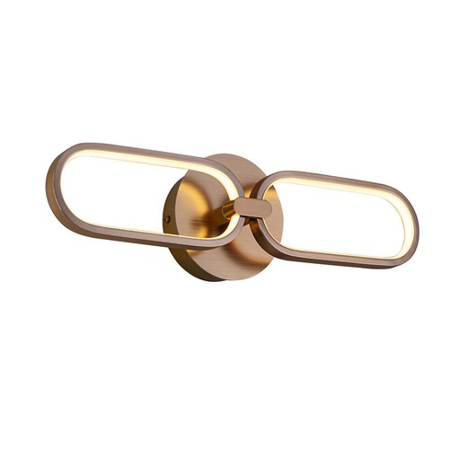 Lámpara  de pared Colette 2L Oro Rosa Schuller