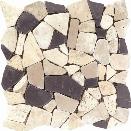 Malla piedra natural Bianco 30x30 cm Anjasora