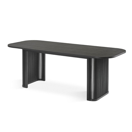 Mesa Comedor Dt-926 negro Manila Dugar Home